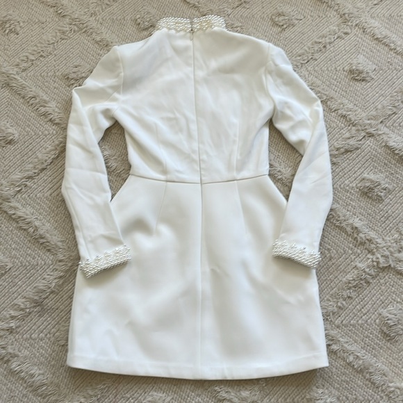 New Nadine Merabi Audrina Beaded Long Sleeve Dress - Picture 8 of 8